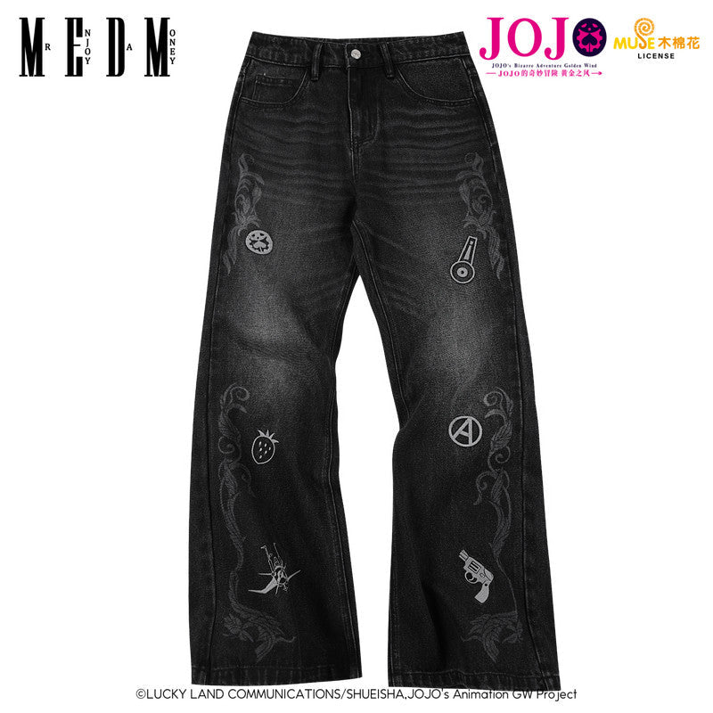 JOJO 的奇妙冒險 黃金之風角色群 牛仔褲 商品圖