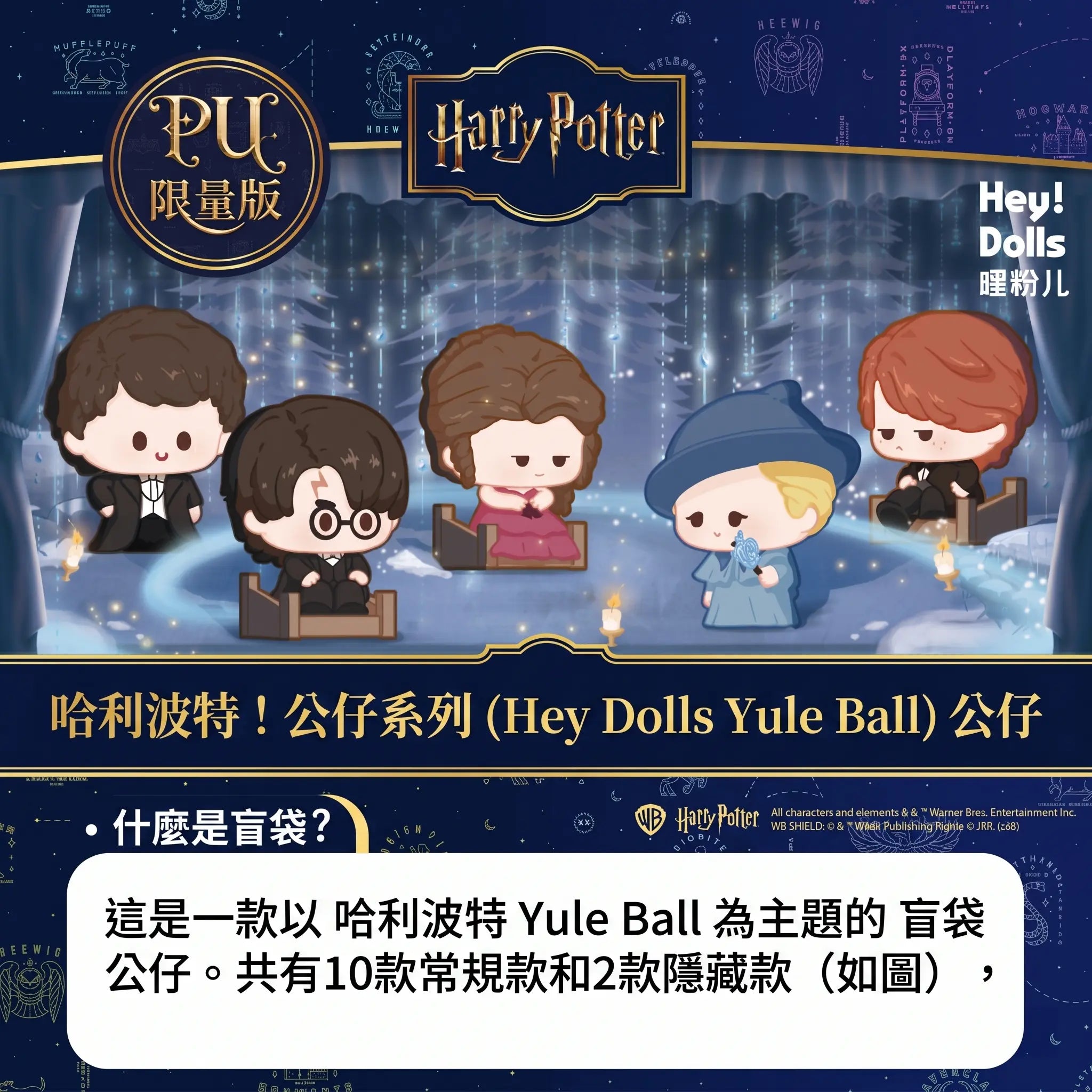 哈利波特 妙麗 榮恩 跩哥 盲袋 商品圖