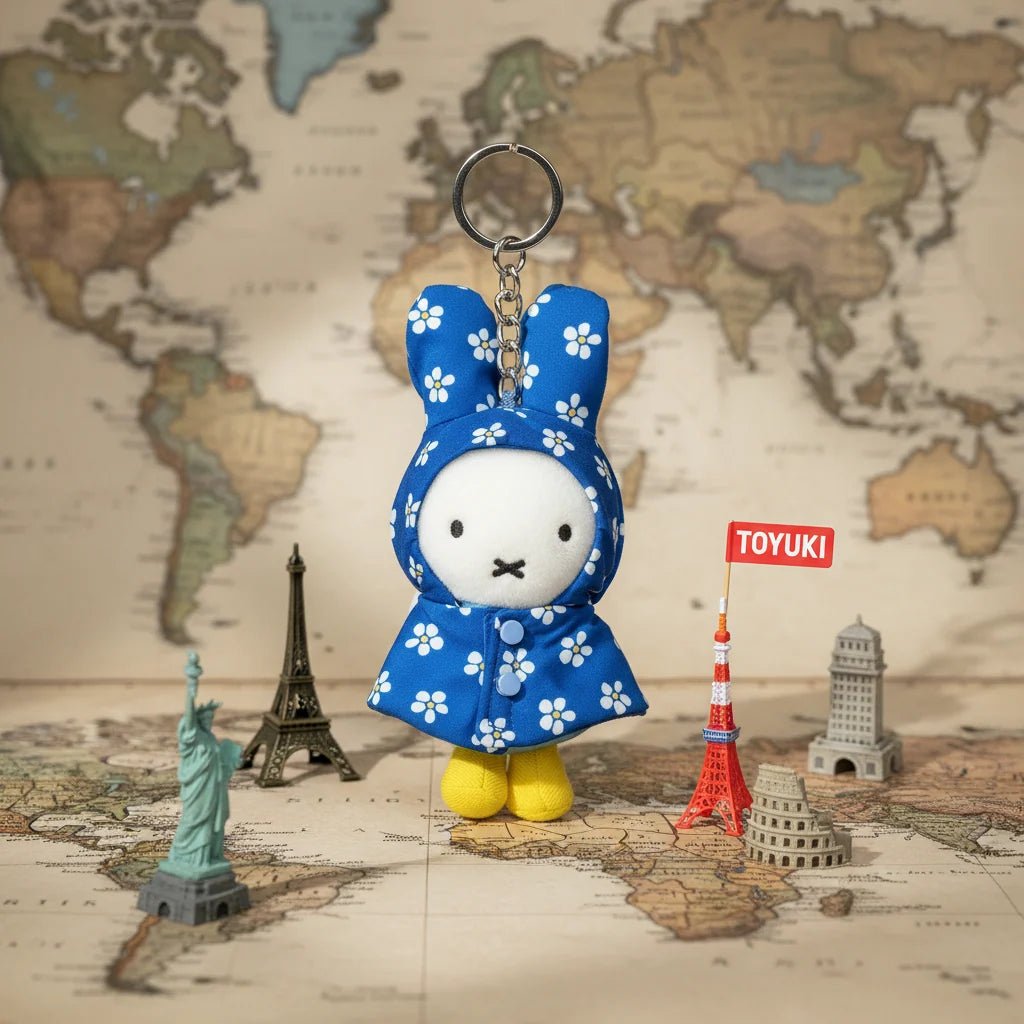 Miffy | 米菲兔 棉花娃娃  | 藍色花朵雨衣 16cm - 圖7 | 潮巢 Nestory