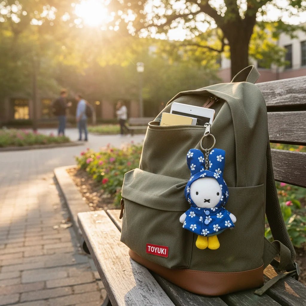 Miffy | 米菲兔 棉花娃娃  | 藍色花朵雨衣 16cm - 圖6 | 潮巢 Nestory