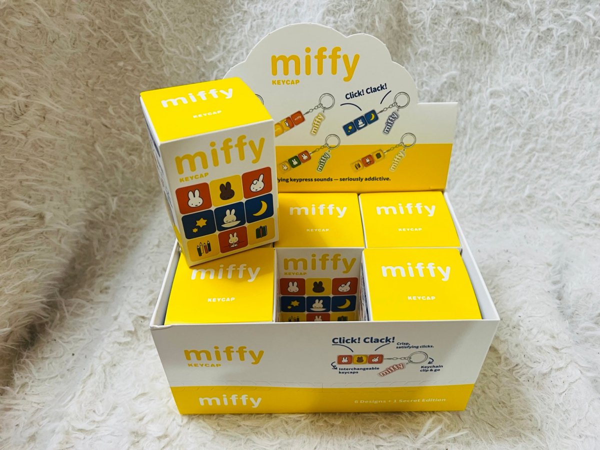 米菲 Miffy | 可按壓鍵帽系列吊飾盲盒 | 萊爾富熱銷款