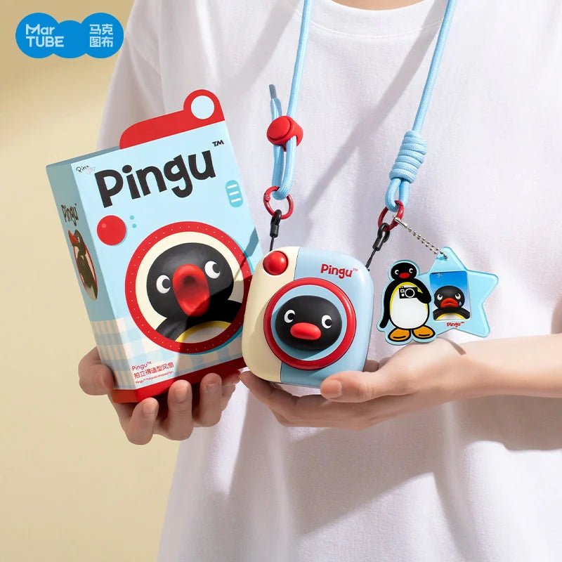 企鵝家族 Pingu | 馬克圖布Pingu掛脖手持小風扇 - 圖1 | 潮巢 Nestory