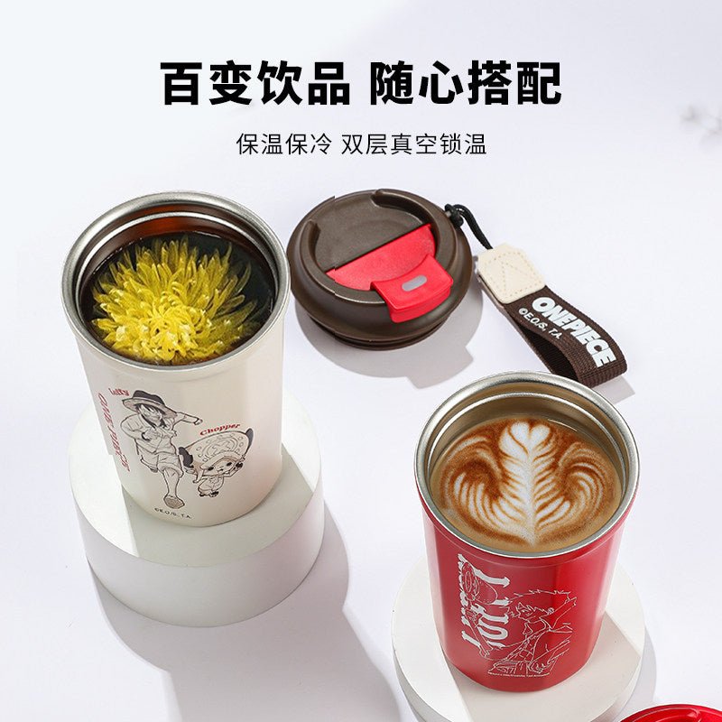 航海王 蒙其·D·魯夫 多尼多尼·喬巴 保溫杯 商品圖