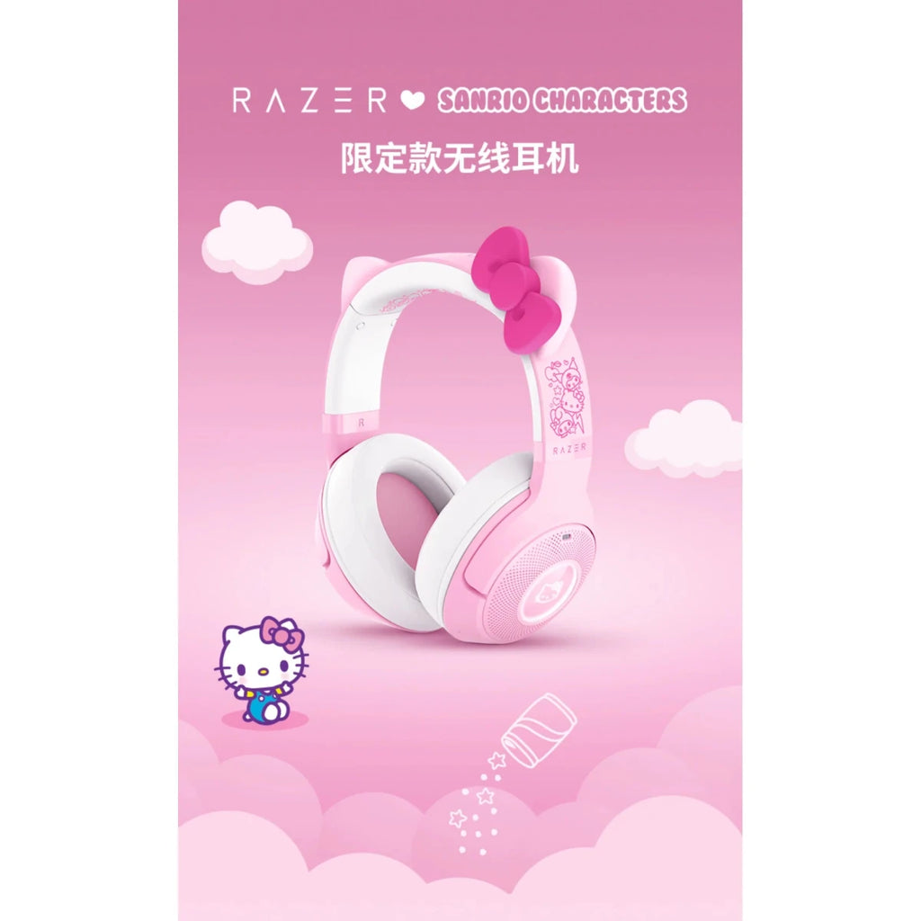 Razer雷蛇 × 三麗鷗 Sanrio | HelloKitty 凱蒂貓 耳罩式耳機 - 圖4 | 潮巢 Nestory