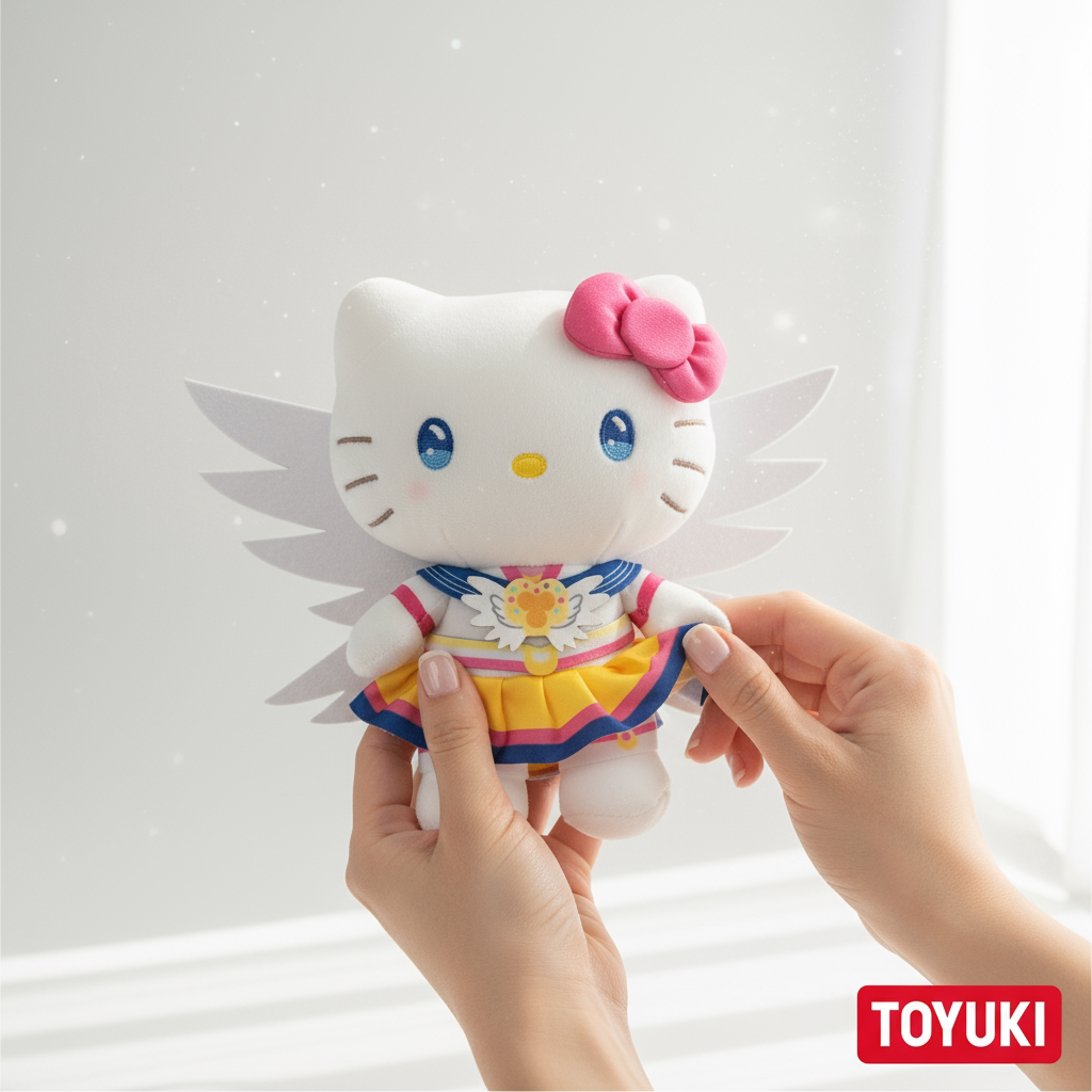 美少女戰士 × 三麗鷗 Hello Kitty 毛絨吊飾 商品圖