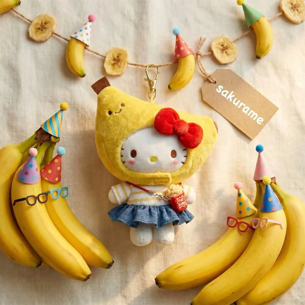 三麗鷗 Sanrio | 凱蒂貓絨毛娃娃吊飾 | 生日款 - 圖1 | 潮巢 Nestory