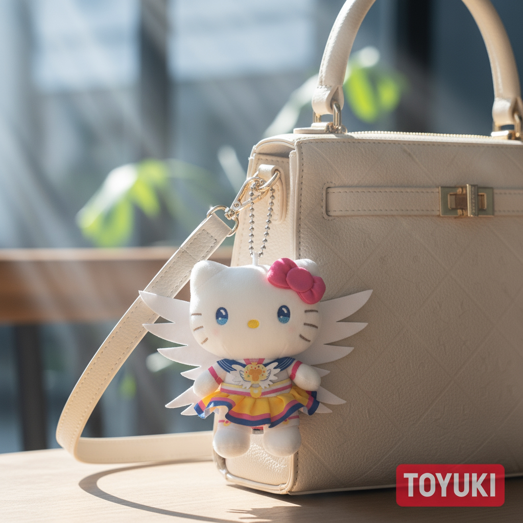 美少女戰士 × 三麗鷗 Hello Kitty 毛絨吊飾 商品圖