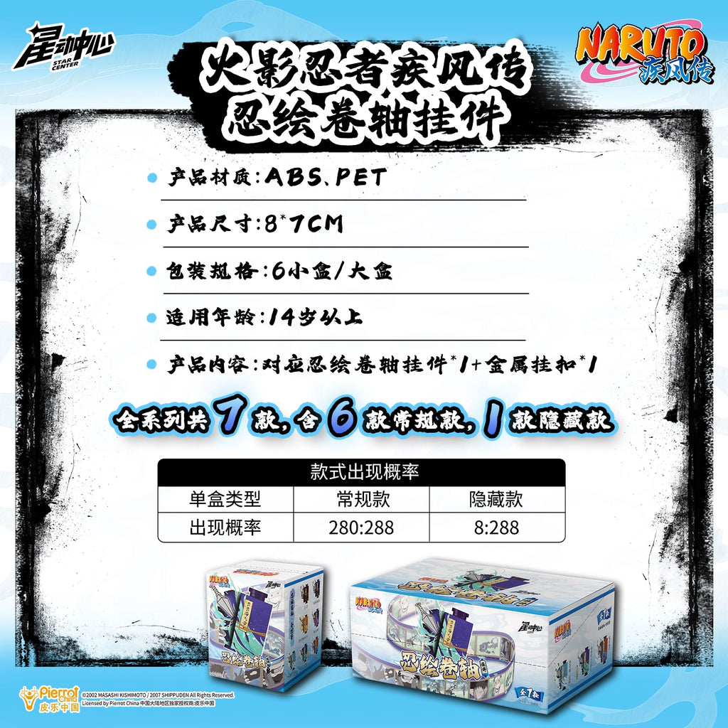 火影忍者 漩渦鳴人 宇智波佐助 盲盒鑰匙圈 商品圖