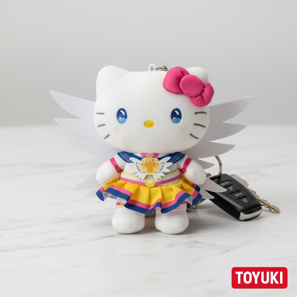 美少女戰士 × 三麗鷗 Hello Kitty 毛絨吊飾 商品圖